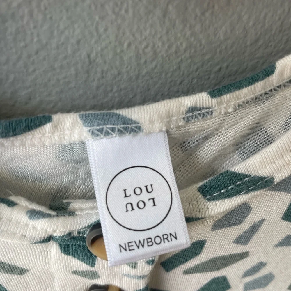 Lou Lou & Co Newborn Knotted Gown Gender Neutral with Mitten Cuffs